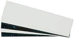 Gravotech - 8 Inch Long x 2 Inch High, Plastic Engraving Stock - Black and White - Industrial Tool & Supply