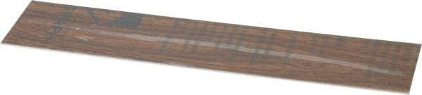 Gravotech - 10 Inch Long x 2 Inch High, Plastic Engraving Stock - Light Walnut and White - Industrial Tool & Supply