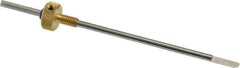 Gravotech - 1/8 Inch Shank Diameter, 0.09 Inch Tip Size, Carbide, Engraving Cutter - Use on Plastics - Industrial Tool & Supply