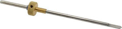 Gravotech - 1/8 Inch Shank Diameter, 0.04 Inch Tip Size, Carbide, Engraving Cutter - Use on Brass and Aluminum - Industrial Tool & Supply