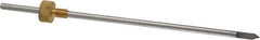 Gravotech - 11/64 Inch Shank Diameter, 0.03 Inch Tip Size, Carbide, Engraving Cutter - Use on Plastics - Industrial Tool & Supply