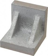 Interstate - 2" Wide x 2" Deep x 2" High Cast Iron Machined Angle Plate - Standard Plate, Flat Surface, Double Web, Single Plate - Industrial Tool & Supply