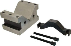 Starrett - 14.29 to 4" Capacity, 90° Angle, Hardened Steel V-Block - 3-3/8" Long x 5-1/4" Wide x 3" High, Sold as Individual - Industrial Tool & Supply