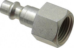 CEJN - 3/8 Female NPT Industrial Pneumatic Hose Connector - Steel Zinc Plated, 1/4" Body Diam - Industrial Tool & Supply