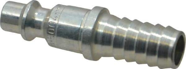 CEJN - Hose Barb Industrial Pneumatic Hose Connector - Steel Zinc-Plated, 1/4" Body Diam, 3/8" Hose ID - Industrial Tool & Supply
