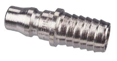 CEJN - Hose Barb Industrial Pneumatic Hose Connector - Steel Zinc-Plated, 1/4" Body Diam, 1/2" Hose ID - Industrial Tool & Supply