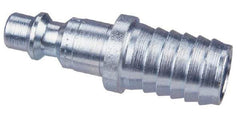 CEJN - Hose Barb Asian Pneumatic Hose Connector - Steel Zinc-Plated, 1/4" Body Diam, 1/4" Hose ID - Industrial Tool & Supply