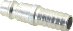 CEJN - Hose Barb European High Flow Pneumatic Hose Connector - Steel Zinc-Plated, 1/4" Body Diam, 3/8" Hose ID - Industrial Tool & Supply