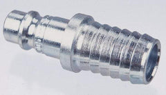 CEJN - Hose Barb European High Flow Pneumatic Hose Connector - Steel Zinc-Plated, 1/4" Body Diam, 1/2" Hose ID - Industrial Tool & Supply