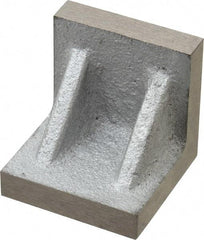 Interstate - 2" Wide x 2" Deep x 2" High Cast Iron Precision-Ground Angle Plate - Standard Plate, Flat Surface, Single Web, Single Plate - Industrial Tool & Supply