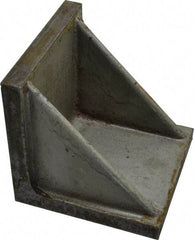 Interstate - 4" Wide x 4" Deep x 4" High Cast Iron Precision-Ground Angle Plate - Standard Plate, Flat Surface, Double Web, Single Plate - Industrial Tool & Supply