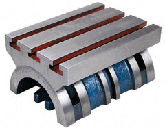 Interstate - 10" OAL x 7" Overall Width x 5" Overall Height, Tilting Table - 31/64" Slot Width, Swivels - Industrial Tool & Supply