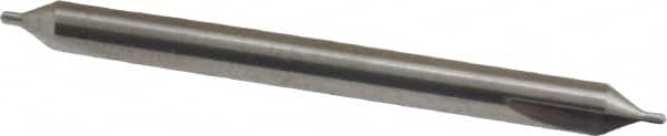 SGS - #0 Plain Cut 60° Incl Angle Solid Carbide Combo Drill & Countersink - Industrial Tool & Supply