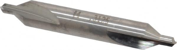 SGS - #4 Plain Cut 60° Incl Angle Solid Carbide Combo Drill & Countersink - Industrial Tool & Supply