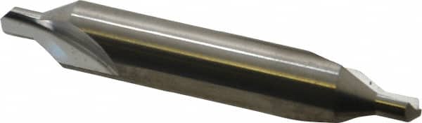 SGS - #5 Plain Cut 60° Incl Angle Solid Carbide Combo Drill & Countersink - Industrial Tool & Supply