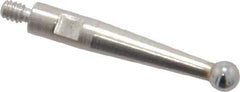 TESA Brown & Sharpe - Carbide Ball Height Gage Probe - For Use with Best Test Indicators 599-7021, 7022, 7023, 7024, 7029, 7030, 7031, 7032, 7033, 7037, 7038 (Inch and Metric Models), Brown and Sharpe Micro-Hite High Gages - Industrial Tool & Supply