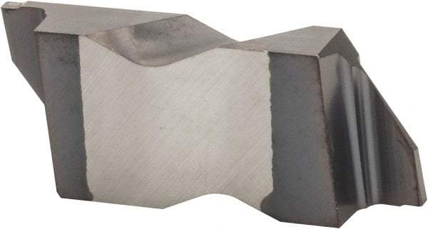 Kennametal - 3047NG K Grade KC5010, 1.19mm Cutting Width Carbide Grooving Insert - 1.91mm Max Depth of Cut, Left Hand, 0.19mm Corner Radius, TiAlN Finish - Industrial Tool & Supply