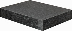 Value Collection - 12" Long x 9" Wide x 2" Thick, Granite Inspection Surface Plate - B Toolroom Grade, 0.0001" Unilateral Tolerance - Industrial Tool & Supply