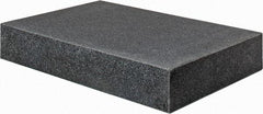 Value Collection - 18" Long x 12" Wide x 3" Thick, Granite Inspection Surface Plate - B Toolroom Grade, 0.0001" Unilateral Tolerance - Industrial Tool & Supply