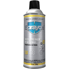 Sprayon - 10 oz Aerosol Penetrant - Light Amber, -20°F to 550°F, Food Grade - Industrial Tool & Supply