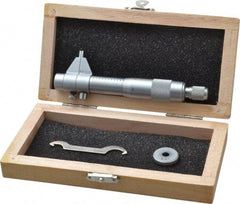 Value Collection - 0.2 to 1.2", Mechanical Inside Micrometer - 0.001" Graduation, 0.001" Accuracy, Ratchet Stop Thimble - Industrial Tool & Supply