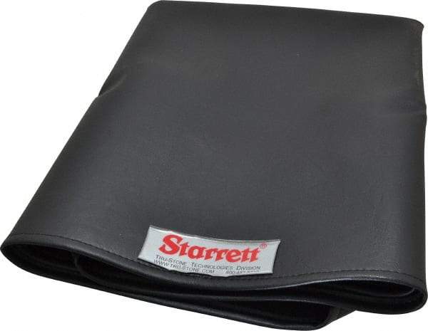 Starrett - 36 Inch Long x 24 Inch Wide Vinyl Inspection Surface Plate Cover - Black - Industrial Tool & Supply