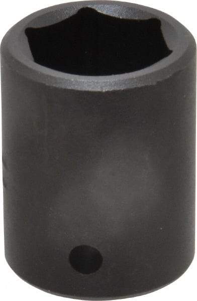 Blackhawk by Proto - 1/2" Drive 7/8" Standard Impact Socket - 6 Points, 1-5/8" OAL - Industrial Tool & Supply