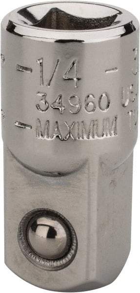 Blackhawk by Proto - 3/8 Male 1/4 Female Drive Adapter - 1" OAL - Industrial Tool & Supply