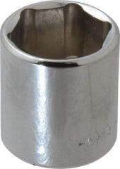 Blackhawk by Proto - 3/8" Drive, Standard Hand Socket - 6 Points, 1-13/64" OAL, Chrome Finish - Industrial Tool & Supply