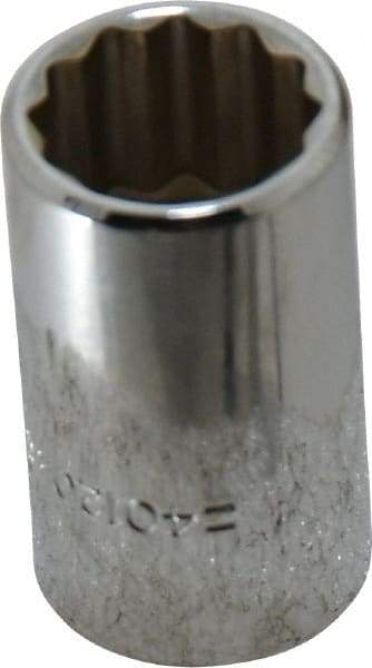 Blackhawk by Proto - 5/8", 1/2" Drive, Standard Hand Socket - 12 Points, 1-1/2" OAL, Chrome Finish - Industrial Tool & Supply
