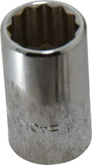 Blackhawk by Proto - 5/8", 1/2" Drive, Standard Hand Socket - 12 Points, 1-1/2" OAL, Chrome Finish - Industrial Tool & Supply