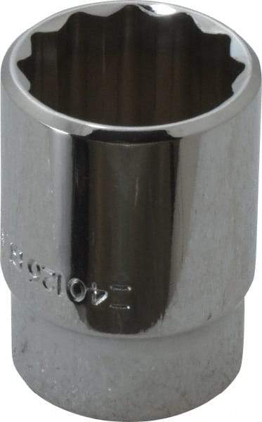 Blackhawk by Proto - 13/16", 1/2" Drive, Standard Hand Socket - 12 Points, 1-1/2" OAL, Chrome Finish - Industrial Tool & Supply