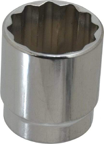 Blackhawk by Proto - 1-3/16", 1/2" Drive, Standard Hand Socket - 12 Points, 1-13/16" OAL - Industrial Tool & Supply