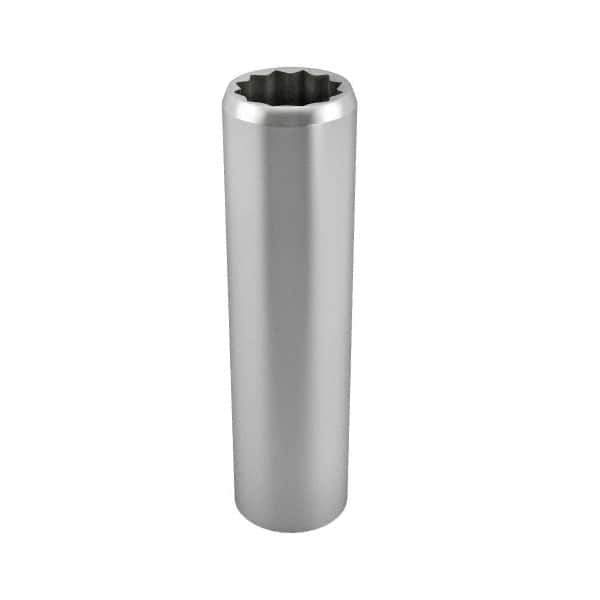 Blackhawk by Proto - 3/4", 1/2" Drive, Deep Hand Socket - 12 Points, 3-1/8" OAL, Chrome Finish - Industrial Tool & Supply