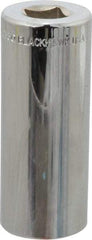 Blackhawk by Proto - 15/16", 1/2" Drive, Deep Hand Socket - 12 Points, 3-1/8" OAL, Chrome Finish - Industrial Tool & Supply