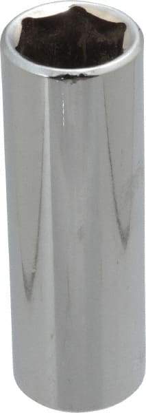 Blackhawk by Proto - 3/4", 1/2" Drive, Deep Hand Socket - 6 Points, 3-3/32" OAL, Chrome Finish - Industrial Tool & Supply
