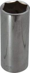 Blackhawk by Proto - 1", 1/2" Drive, Deep Hand Socket - 6 Points, 3-3/32" OAL, Chrome Finish - Industrial Tool & Supply