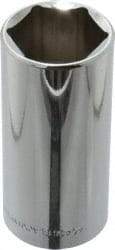 Blackhawk by Proto - 1-1/8", 1/2" Drive, Deep Hand Socket - 6 Points, 3-3/32" OAL - Industrial Tool & Supply