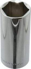 Blackhawk by Proto - 1-1/8", 1/2" Drive, Deep Hand Socket - 6 Points, 3-3/32" OAL - Industrial Tool & Supply