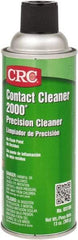 CRC - 13 Ounce Aerosol Contact Cleaner - 30,800 Volt Dielectric Strength, Nonflammable, Food Grade - Industrial Tool & Supply