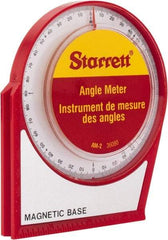 Starrett - 90° Max Measurement Mechanical Inclinometer - Industrial Tool & Supply