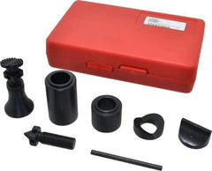 Value Collection - 7 Piece, 3 to 4" High, 1,000 Lb Capacity Screw Jack Set - 3 to 4" Measuring Range, 4" Overall Height - Industrial Tool & Supply