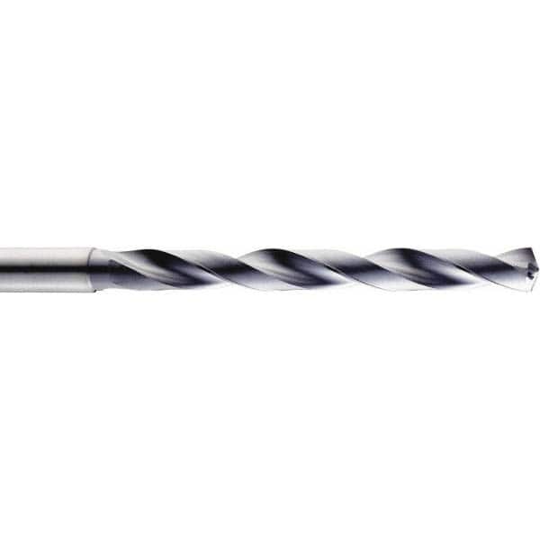 SGS - 11/16" 140° Spiral Flute Solid Carbide Taper Length Drill Bit - Industrial Tool & Supply