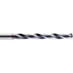SGS - 3/4" 140° Spiral Flute Solid Carbide Taper Length Drill Bit - Industrial Tool & Supply