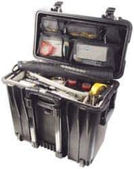 Pelican Products, Inc. - 12" Wide x 12" Deep x 18" High, Top Loader Case - Black, Plastic - Industrial Tool & Supply