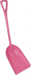 Remco - 17-1/8" High Square Plastic Shovel - 27" Long D-Grip Handle - Industrial Tool & Supply