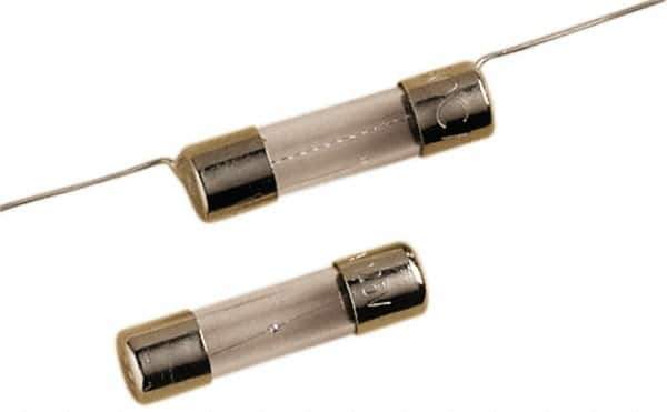 Ferraz Shawmut - 250 VAC, 0.1 Amp, Time Delay Miniature Glass Fuse - Clip Mount, 20mm OAL, 5mm Diam - Industrial Tool & Supply