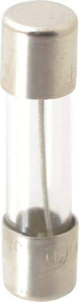 Ferraz Shawmut - 250 VAC, 0.25 Amp, Time Delay Miniature Glass Fuse - Clip Mount, 20mm OAL, 5mm Diam - Industrial Tool & Supply