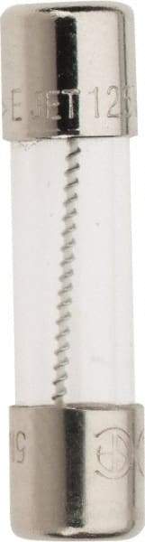 Ferraz Shawmut - 250 VAC, 2.5 Amp, Time Delay Miniature Glass Fuse - Clip Mount, 20mm OAL, 5mm Diam - Industrial Tool & Supply