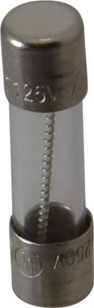 Ferraz Shawmut - 250 VAC, 3 Amp, Time Delay Miniature Glass Fuse - Clip Mount, 20mm OAL, 5mm Diam - Industrial Tool & Supply